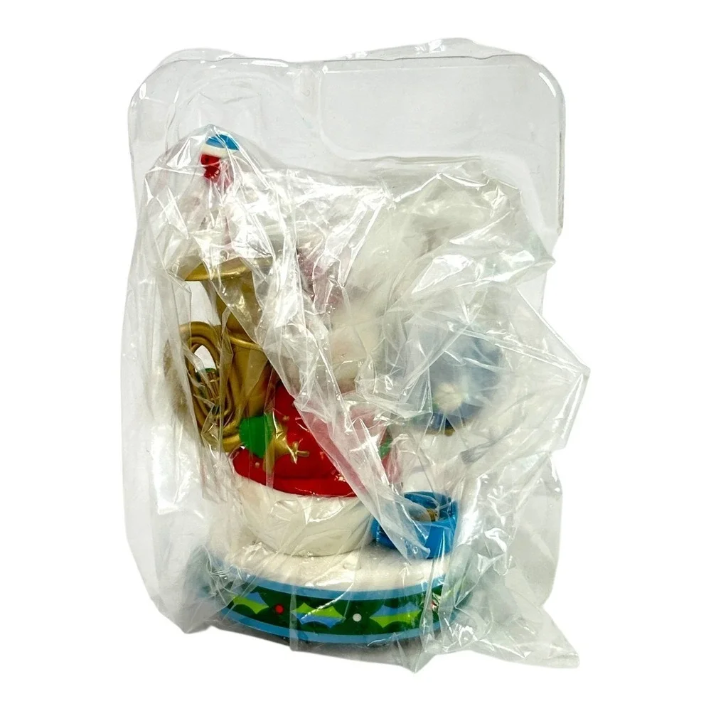 Hallmark ONE SNOWMAN BAND Magic Keepsake Ornament with Sound & Motion 2013 Box - Picture 9 of 15